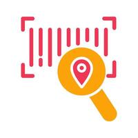 Barcode Tracking Icon Design vector