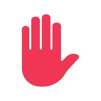 Raising Hands Icon Design vector
