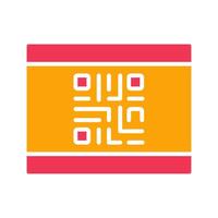 QR Code Business Card Icon Design vector