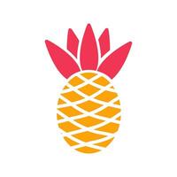 Pineapple Icon Design vector