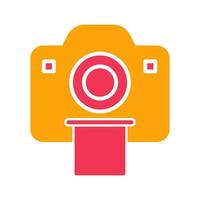 Polaroid Photos Icon Design vector