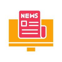 News Report Icon Design vector