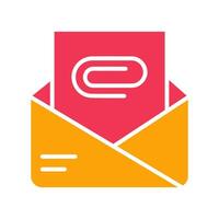 Attachment Clip Icon Design vector