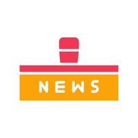 News Studio Icon Design vector