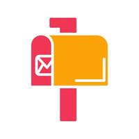 Mailbox Key Icon Design vector