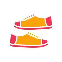 Toddler Shoes Icon Design vector