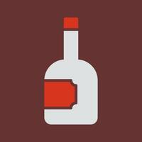 Wine Bottle Icon Design vector