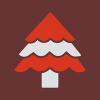 Christmas Tree Icon Design vector