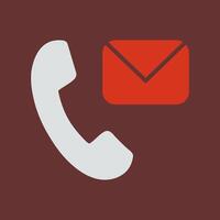 Contact Us Icon Design vector