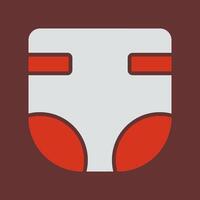 Diaper Changing Icon Design vector