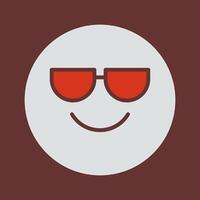 6 - Smiling Face with Sunglasse.eps vector