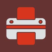 Printer Icon Design vector