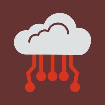 Cloud Computing Icon Design vector