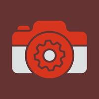 Camera Settings Icon Design vector