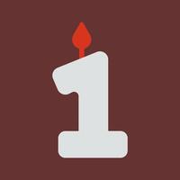 Age Number Icon Design vector