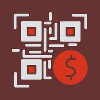 QR Code Payment Icon Design vector