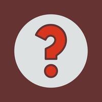 Help Button Icon Design vector