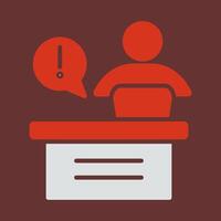 Service Desk Icon Design vector