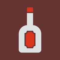 Wine Label Icon Design vector