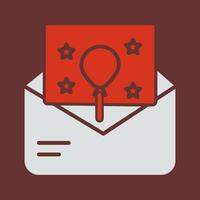 Party Invitation Icon Design vector