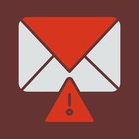 Message Alert Icon Design vector