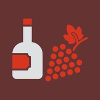 Wine Vineyard Icon Design vector