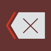 Delete Icon Design vector