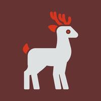 Reindeer Icon Design vector