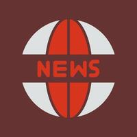 News Website Icon Design vector