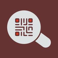 QR Code App Icon Design vector