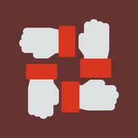 Teamwork Icon Design vector