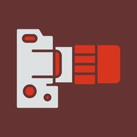 DSLR Essentials Icon Design vector