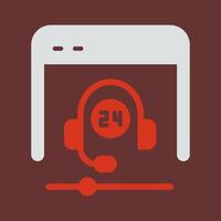 Support Forum Icon Design vector