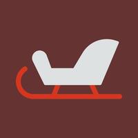 Sleigh Icon Design vector