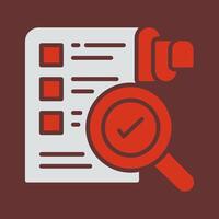 Profile Evaluation Icon Design vector