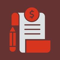 Contract Icon Design vector