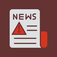 News Alert Icon Design vector