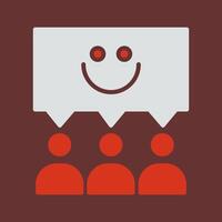 Employee Satisfaction Icon Design vector