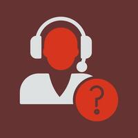 Help Request Icon Design vector