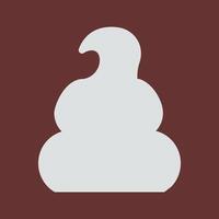 Pile of Poo Icon Design vector