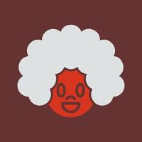 Clown Face Icon Design vector