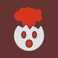 Exploding Head Icon Design vector