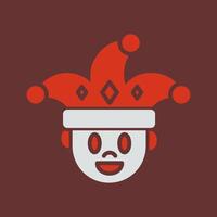 Clown Icon Design vector
