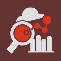 Workforce Analytics Icon Design vector
