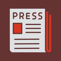 Press Release Icon Design vector