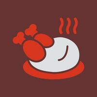 Chicken Icon Design vector