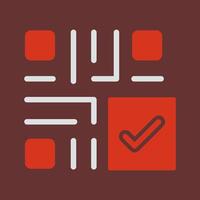 QR Code Checkout Icon Design vector