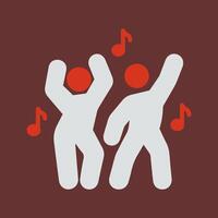 Music and Dance Icon Design vector
