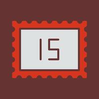 Postage Due Icon Design vector