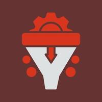 Conversion Rate Icon Design vector